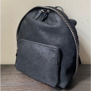 NEW Stella  McCartney  Falabella Front Zip Backpack Shaggy Deer